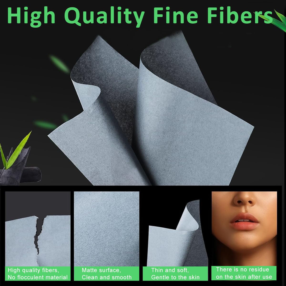 MAYCREATE 300pcs Face Blotting Paper for Oily Skin, Women Oil Blotting Sheets for Face, Natural Linen Tissue Oil Paper for Face, Blotting Paper for Makeup, Blotting Paper for Oily Face
