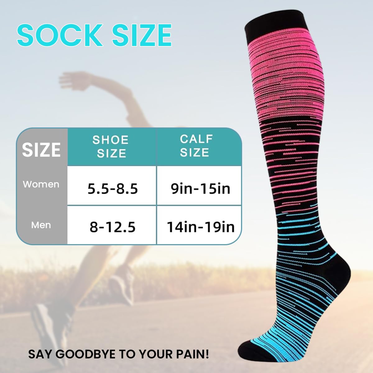 Optifit Classic Football Stockings, Knee Length Stockings, Football Socks, Soccer Socks, Sports Socks, Football Stockings for Men & Women (3 Pairs)