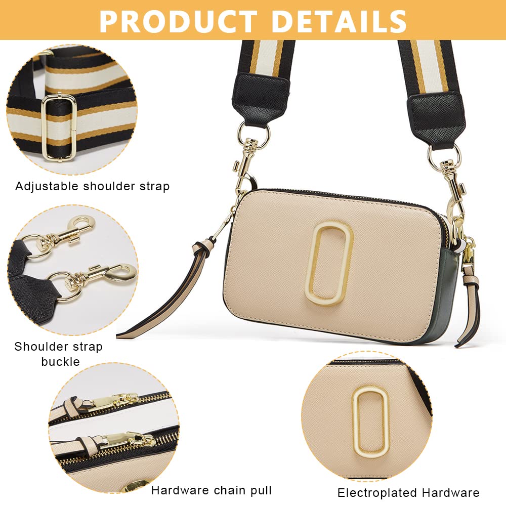 PALAY Cross Body Bag for Women and Girls Stylish Small Shoulder Sling Bag with Detachable PU Clutch Hand Bag for Girls, Women