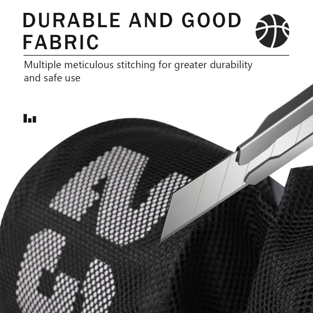 Proberos Mesh Drawstring Basketball Backpack Lightweight Shoulder Bag Fashion Print Drawstring Backpack Sport Backpack Hiking Backpack, Small, 26x37cm