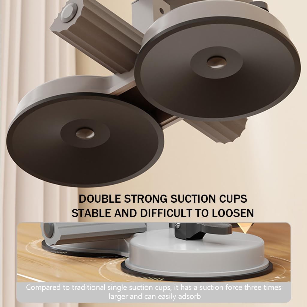 Proberos Sit Up Equipment, Upgraded Sit-up Fitness Equipment Muscle Exercise Abdominal Device, Double Suction Cups Sit Up Assistant Fixed Foot Abdominal Muscle Trainer