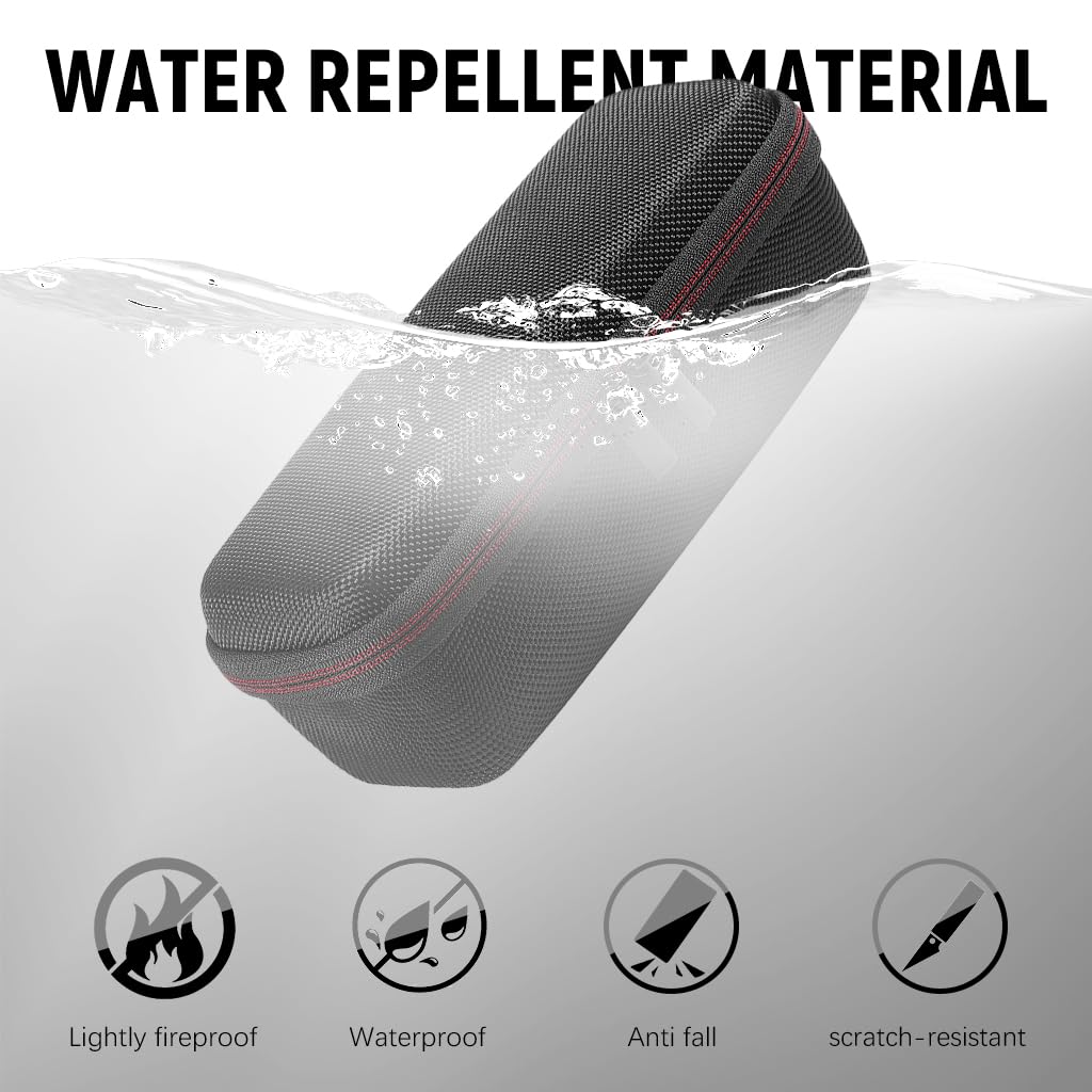 ZORBES Carrying Case for Anker Soundcore Motion 100 Bluetooth Speaker, Anti-Scratch EVA Hard Shell Carrying Case Plush Lining Design Travel Carrying Case with Lanyard, 21.5x7.5x8.5cm, Only case