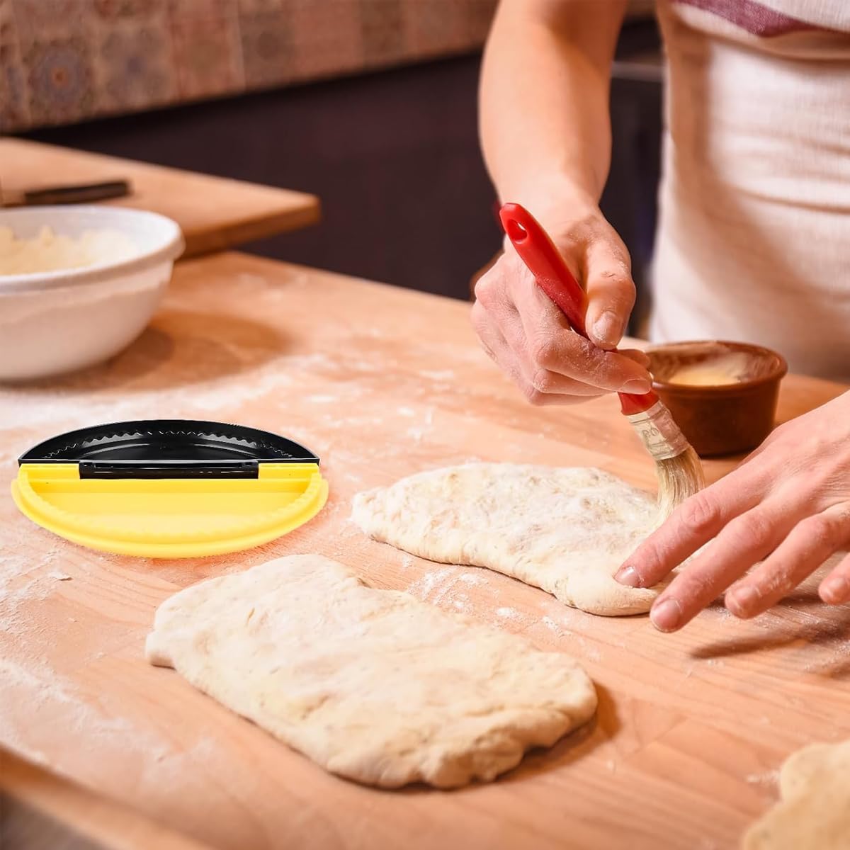 HASTHIP Large Dough Dumpling Press, Multifunctional Empanada Maker Press, Tortilla Folder Pie Maker, DIY Sandwich Empanada Maker, Pasta Making Tools for Breakfast Kitchen Accessories
