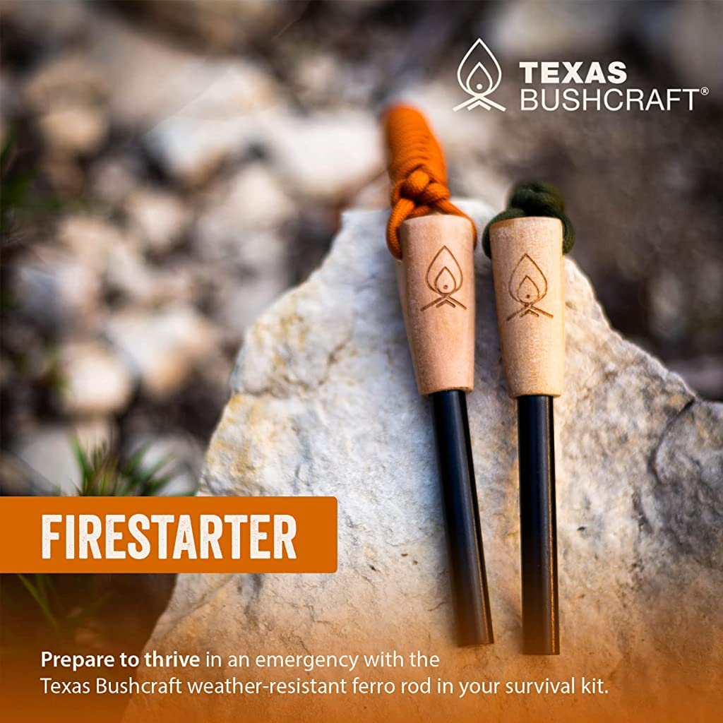 Optifit Multi-Function Fire Starter Kit with Waterproof Magnesium Flint, Steel Striker Ruler, Survival Gadgets for Camping, Outdoors, Emergency - Durable, Compact & Portable with Bottle Opener
