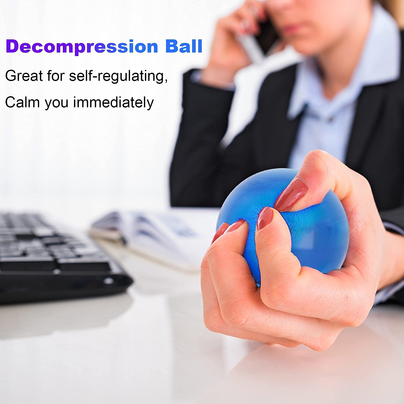 HASTHIP Solar System Stress Ball Learning Toys for Kids and Sensory Toy for Adult 10 Piece,Anti Stress Solar Planets Balls (Planet Balls)