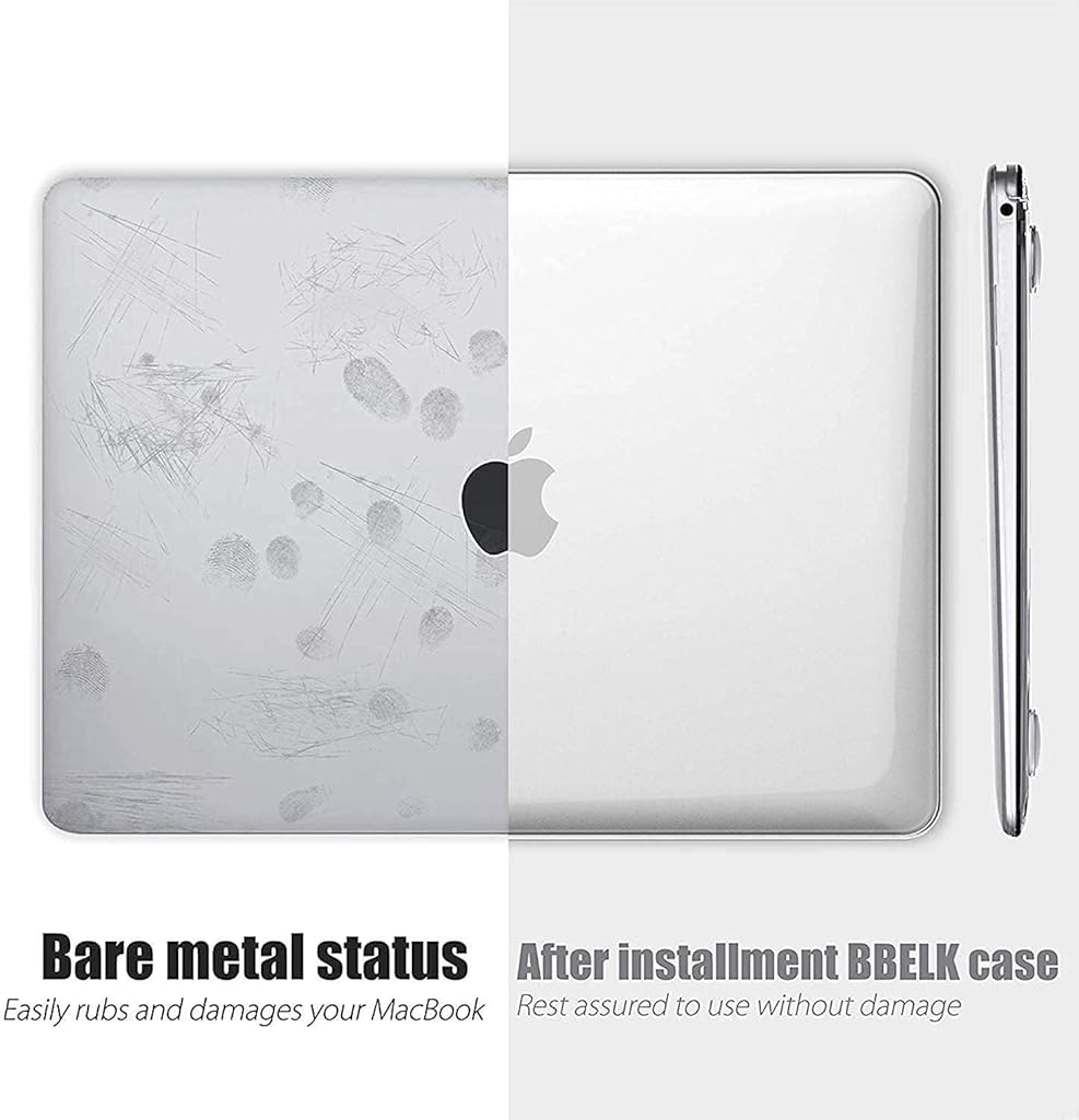 ZORBES Laptop Cover 13.3 inch for MacBook Air M1 Case Cover Laptop Case Compatible with 2020/2019/2018 MacBook Air M1 A2337 A2179 A1932 MacBook Air Case Waterproof Laptop Protector Hard Case