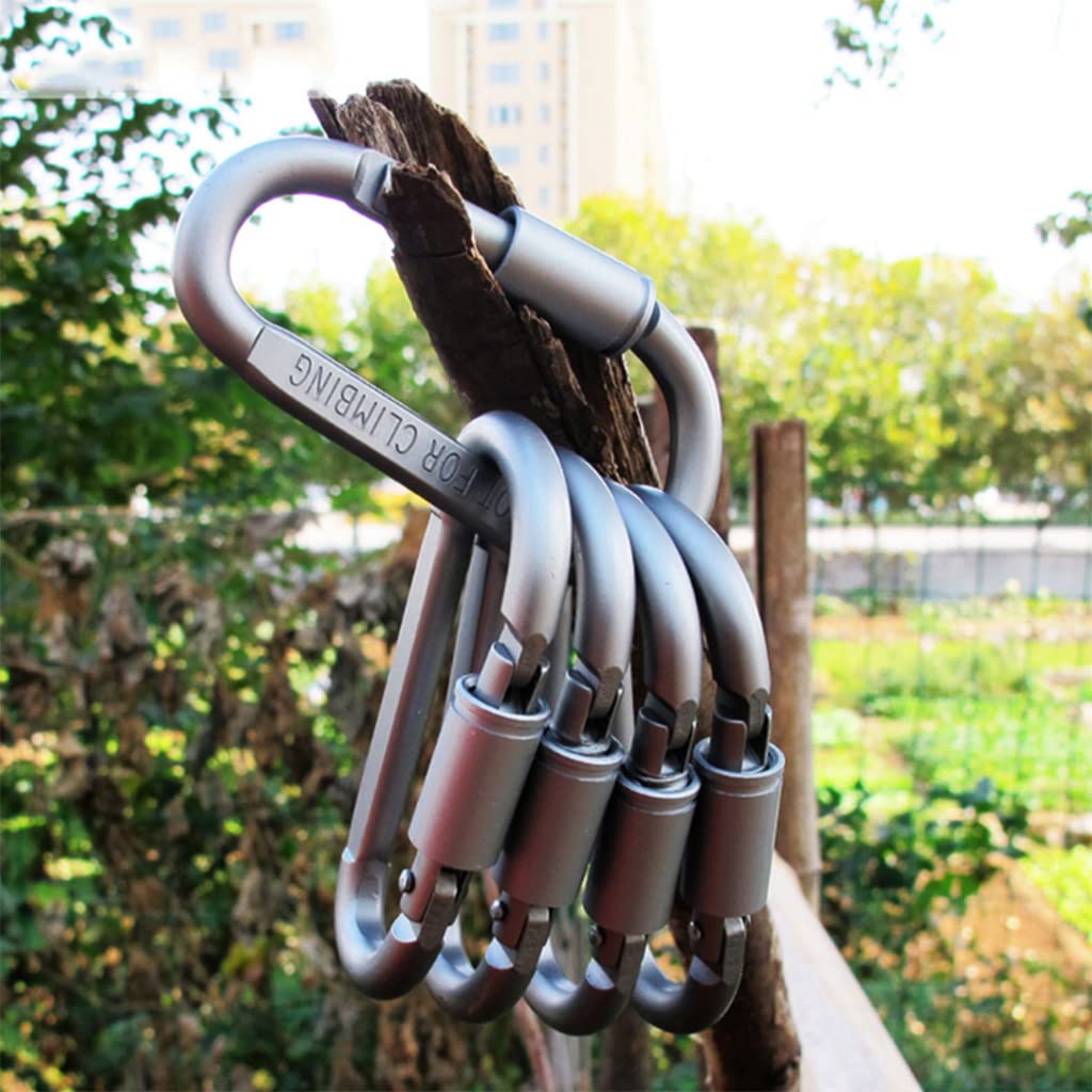 Proberos 6pcs Carabiner Clip for Bicycle, 3.1