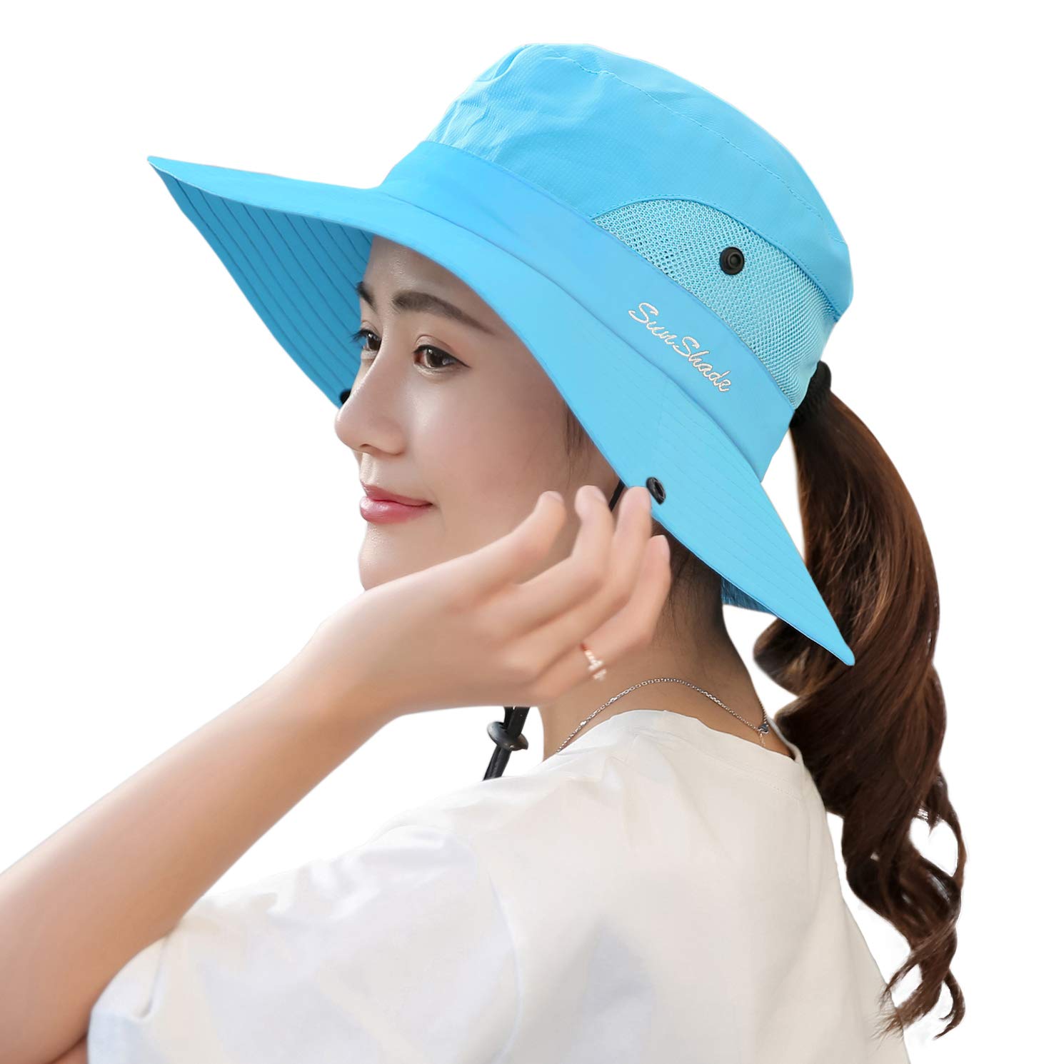 PALAY Women's Mesh Hat (PA01_Pink_Free Size)