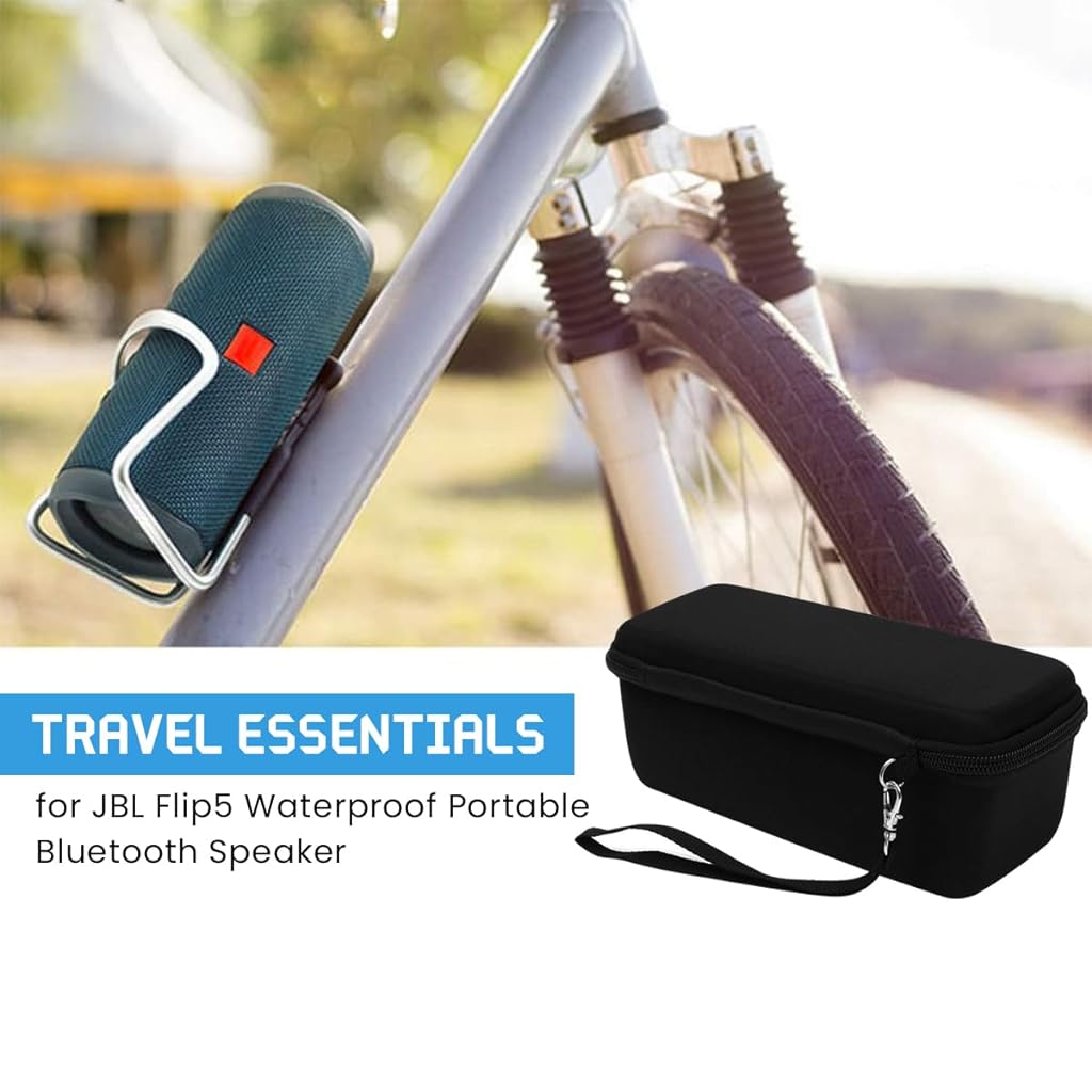 ZORBES Carry Bag for JBL Flip 5 Storage Case for JBL Flip 5 Bluetooth Speaker Hard Cover Anti-scratch Protective Case Accessories Bag for JBL Flip 5 Travel Case for JBL Flip 5