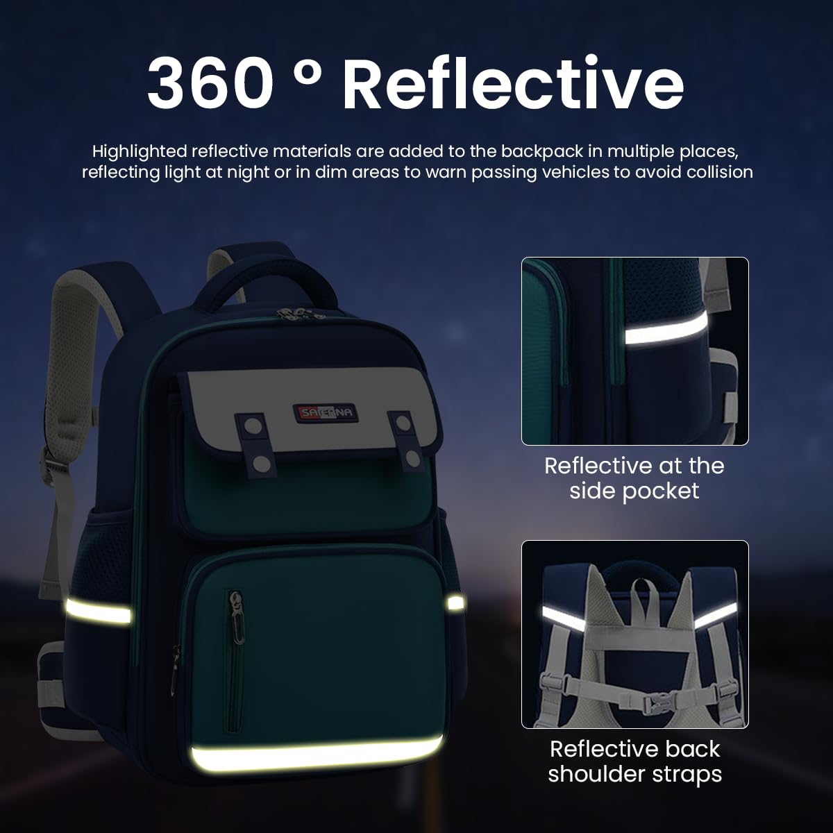 PALAY School Bags for Boys & Girls Waterproof School Backpack For Travel, Camping, Burden-relief School Bag for Kids Girl 6-12 Years Old Casual Backpack