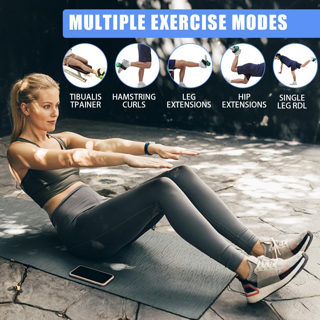 Proberos Feet Dumbbell Attachment, Tibialis Trainer Ankle Straps for Feet Weight Lifting Shin Splint, Hamstring Curls, Leg Curl Attachment at Home Gym Equipment,leg strength training