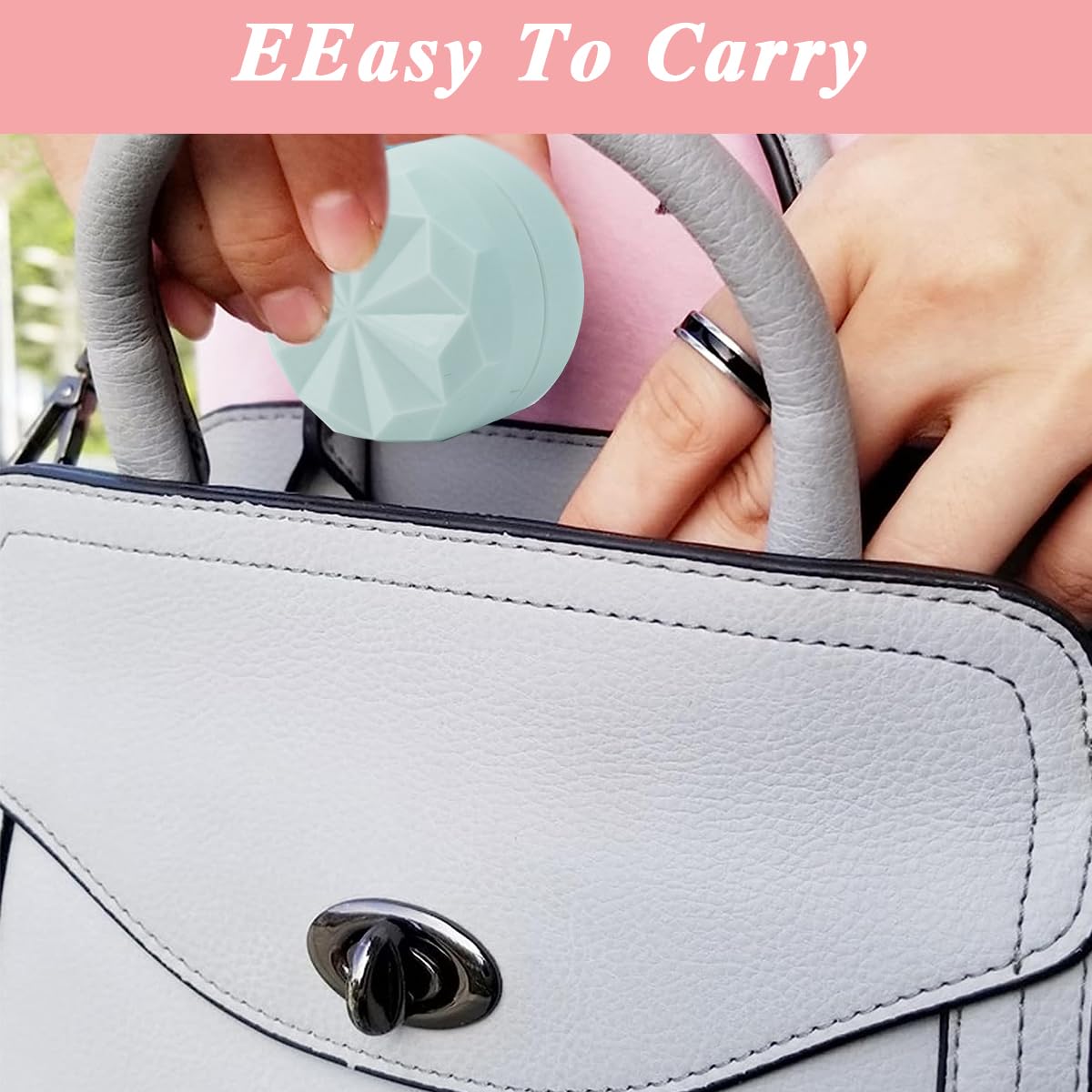 MAYCREATE 3pcs Silicone Cream Jars for Travel 20ml Cream Dispenser Refill Travel Bottles for Toiletries, Leakproof Small Travel Containers for Face Body Hand Cream, Shampoo, Powder