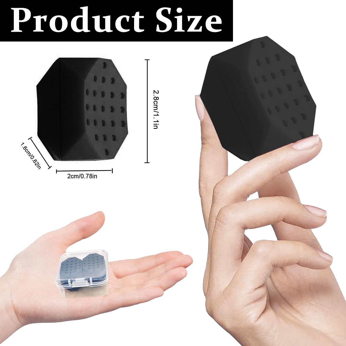 MAYCREATE 2Pcs Jawline Exerciser Tool for Men Women 45lbs Foodgrade Silicone Jawline Exerciser Tool Jawline Exerciser -Slim and Tone Your Face- Helps Reduce Stress and Craving