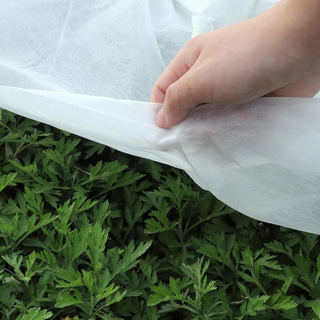 HASTHIP 2*5m Plant Covers for Plants Freeze Protection, Reusable Frost Cover Plants Blanket for Winter, Floating Row Fabric Cover for Vegetables, Insect Protection, Sunscreen, Season Extension