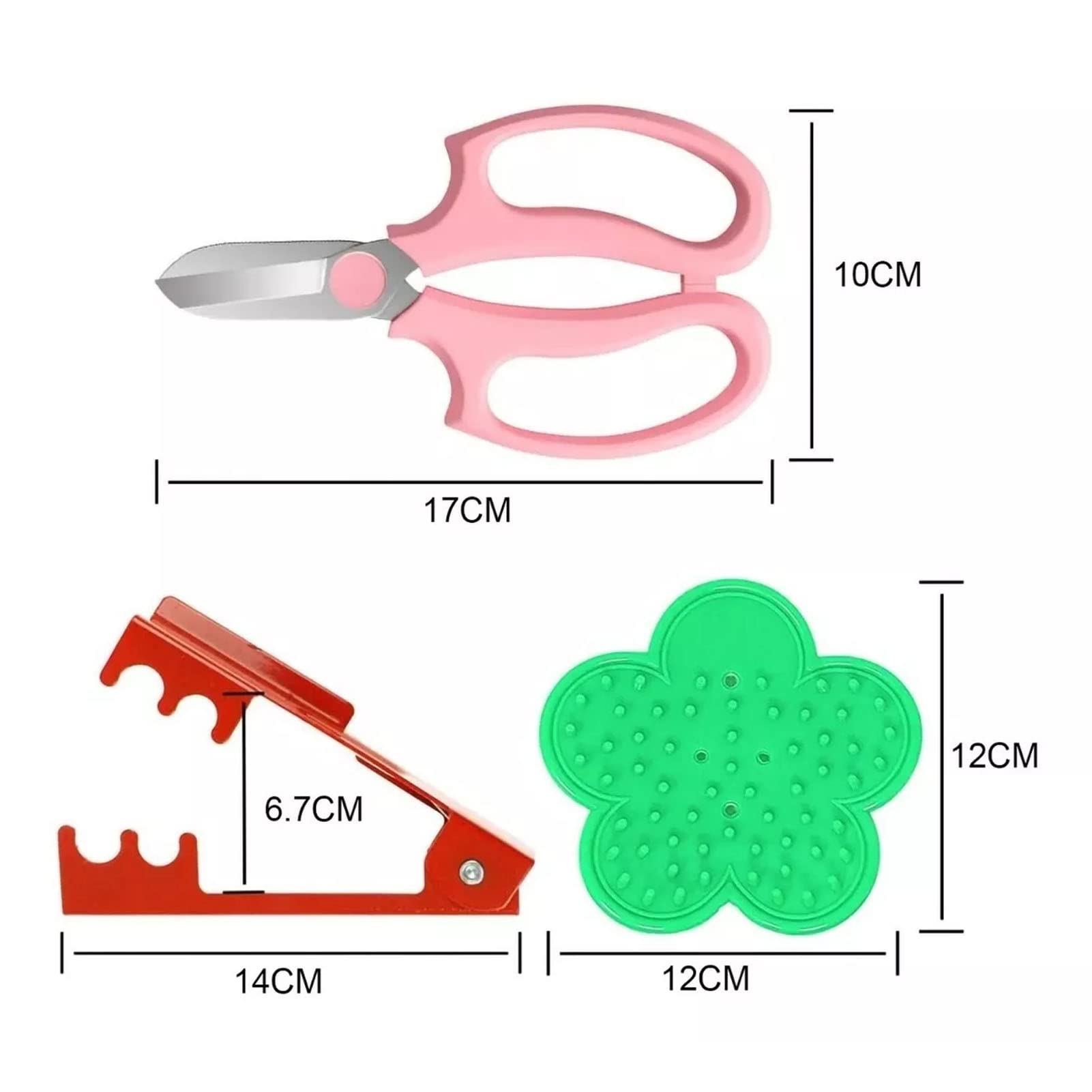 HASTHIP 4Pcs Rose Thorn Stripper Tool - Rose Leaf Thorn Strippers Kit - Gardening Thorn & Leaf Stripping Tool & Glove - Flower Arrangements Supplies - Thorn Remover for Roses - Rose Dethroner Tool