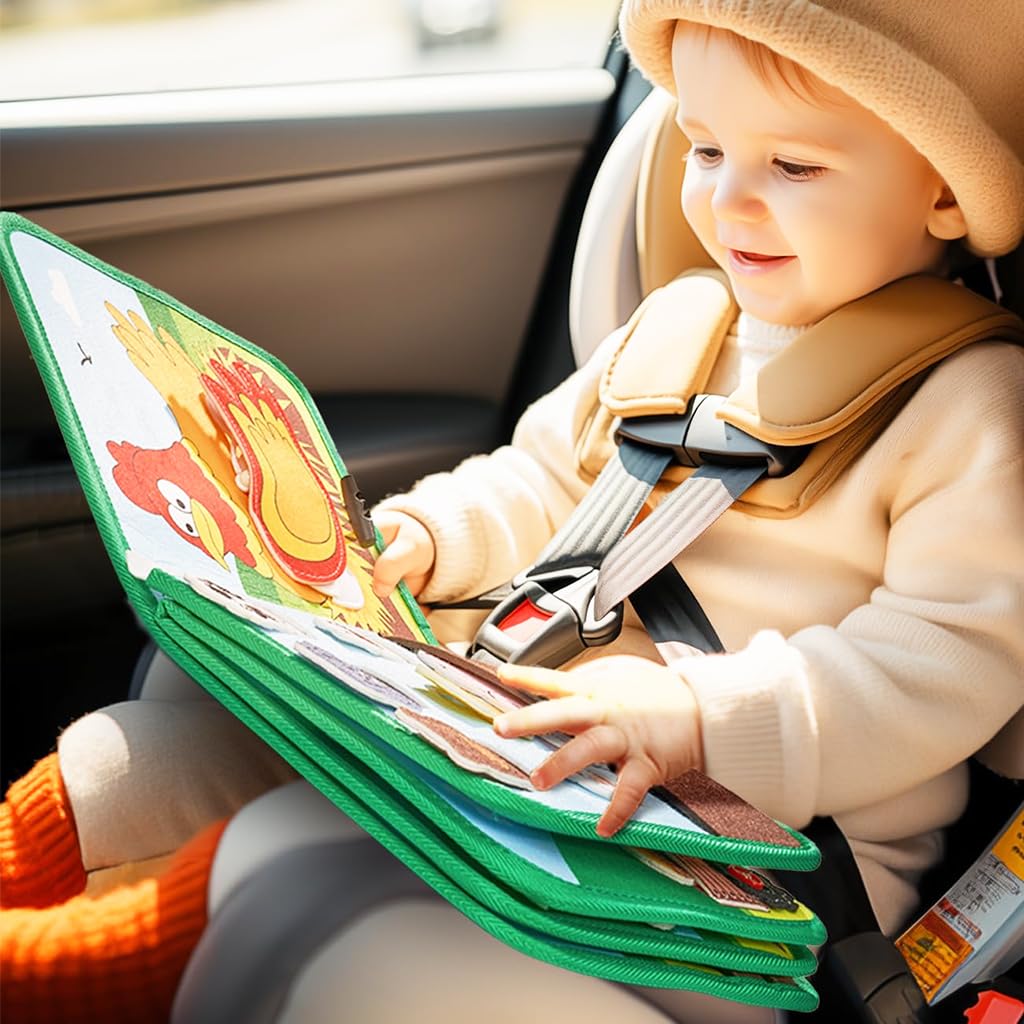 PATPAT Farm Animal Busy Book for Toddlers