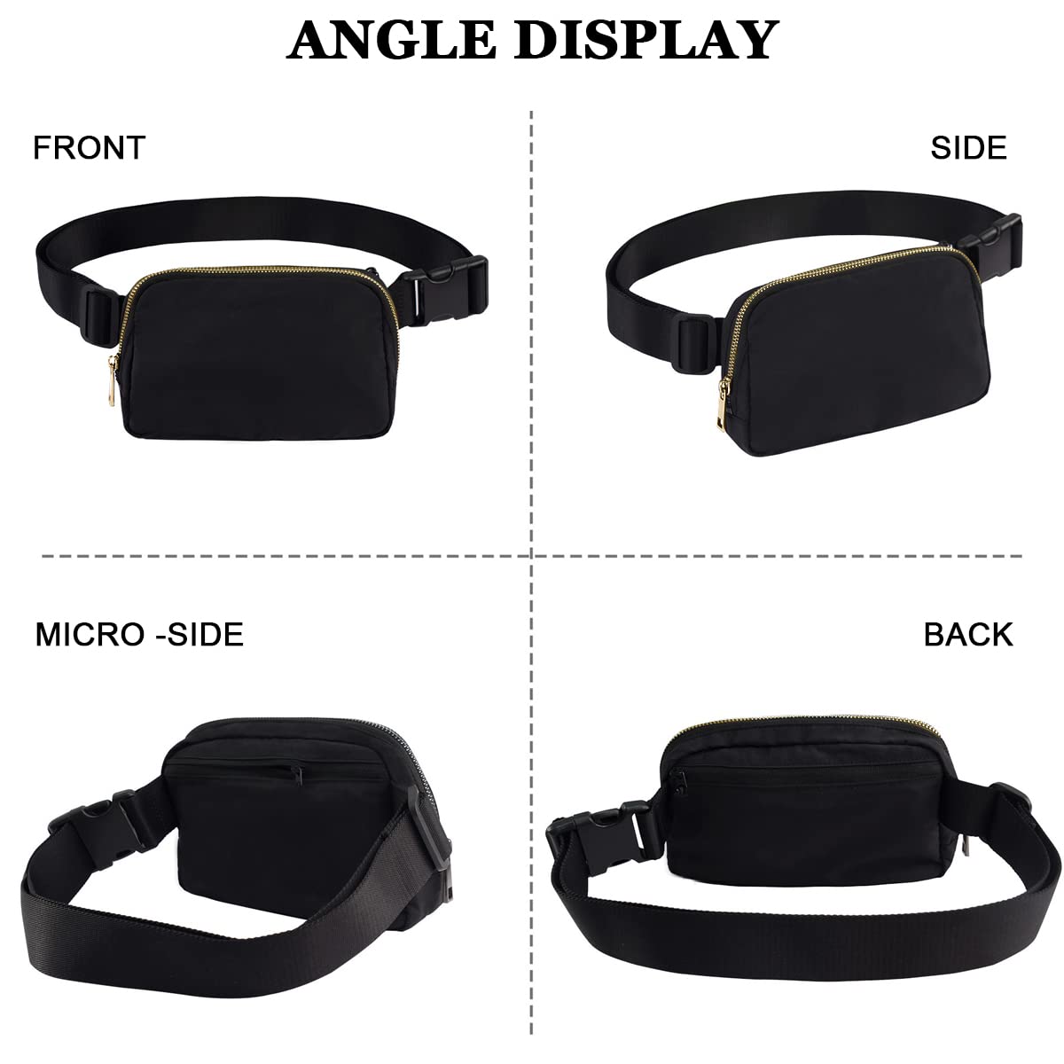 PALAY Waterproof Chest & Waist Bag | Crossbody Lemon Bags with Adjustable Strap, Large Capacity Fanny Pack for Men & Women, Travel, Outdoor, Sports, Cycling