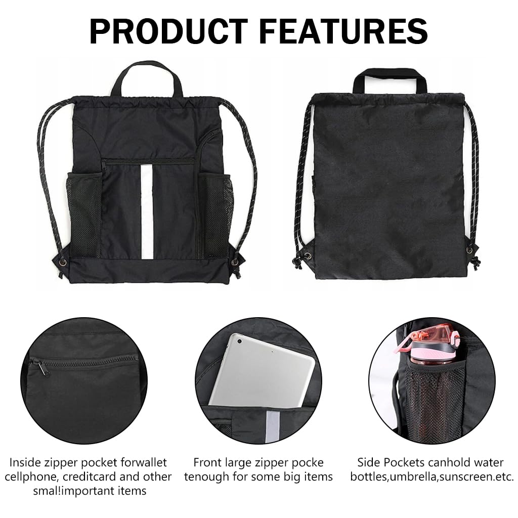 Optifit Basketball Kit Bag, Throwball Drawstring Backpack Bags, Mobile Bottle Holder Pocket, Sports Bag Backpack, Gym Bag, Kitbag Kit Bag, Gym/Soccer/Basketball/Volleyball Kit Bag