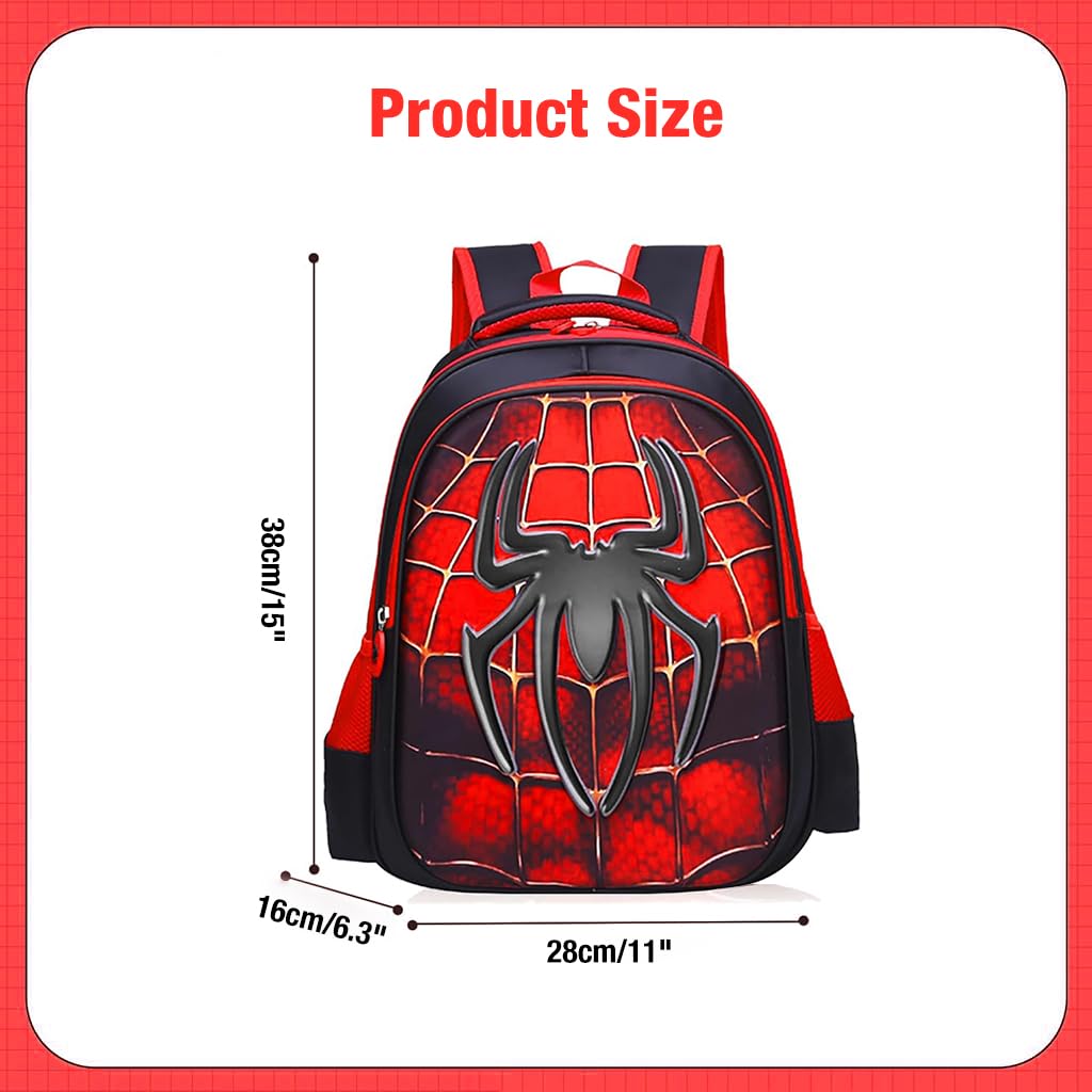 PALAY School Kids Backpack 3D Cartoon Batman Print Hard Shell Backpack Lightweight School Backpack Padded Shoulder Strap And Lift Handle Waterproof School Backpack School Gift for Kids 3-6 Years Old