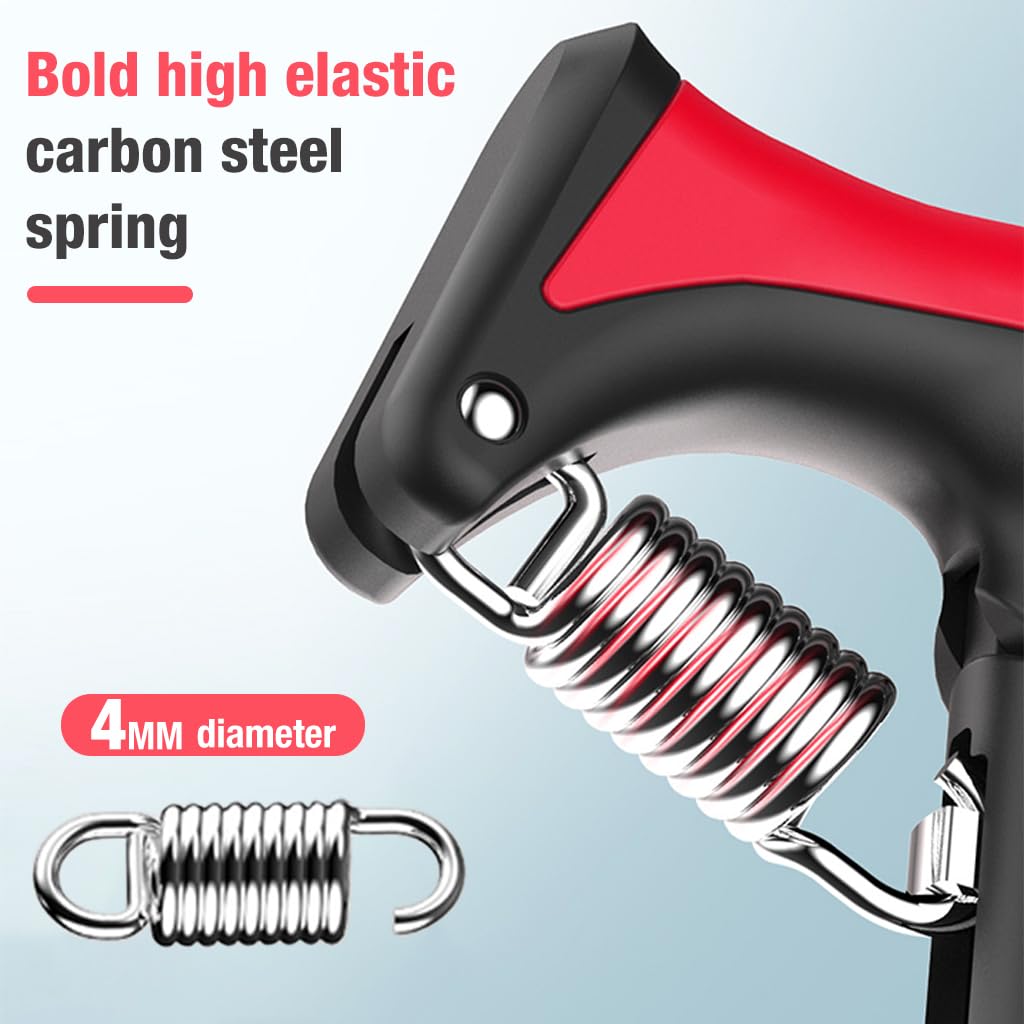 Proberos Hand Grip Strength Trainer, Hand Grip Strengthener with Counter, Adjustable Resistance 10 to 100kg, Non-Slip Gripper, for Athletes & Hand Exercising