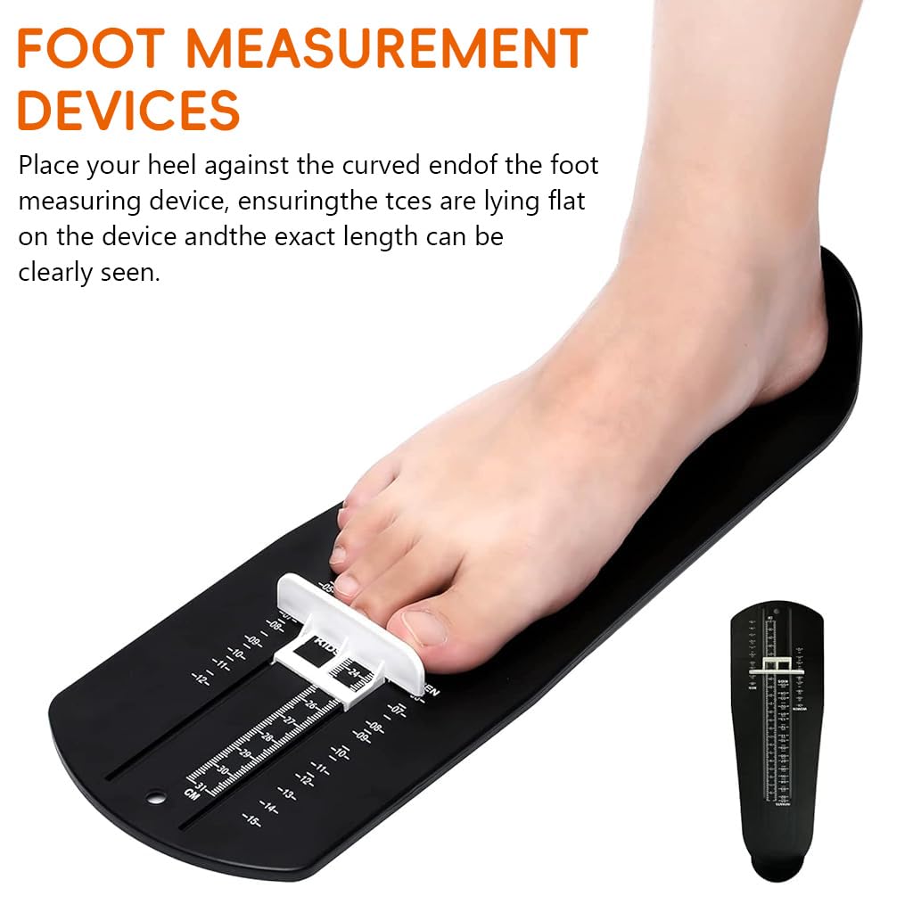 HASTHIP Foot Measurement Device Shoe Size Measuring Device for Kids and Adults, EU/US Standard Foot Measurement Tool