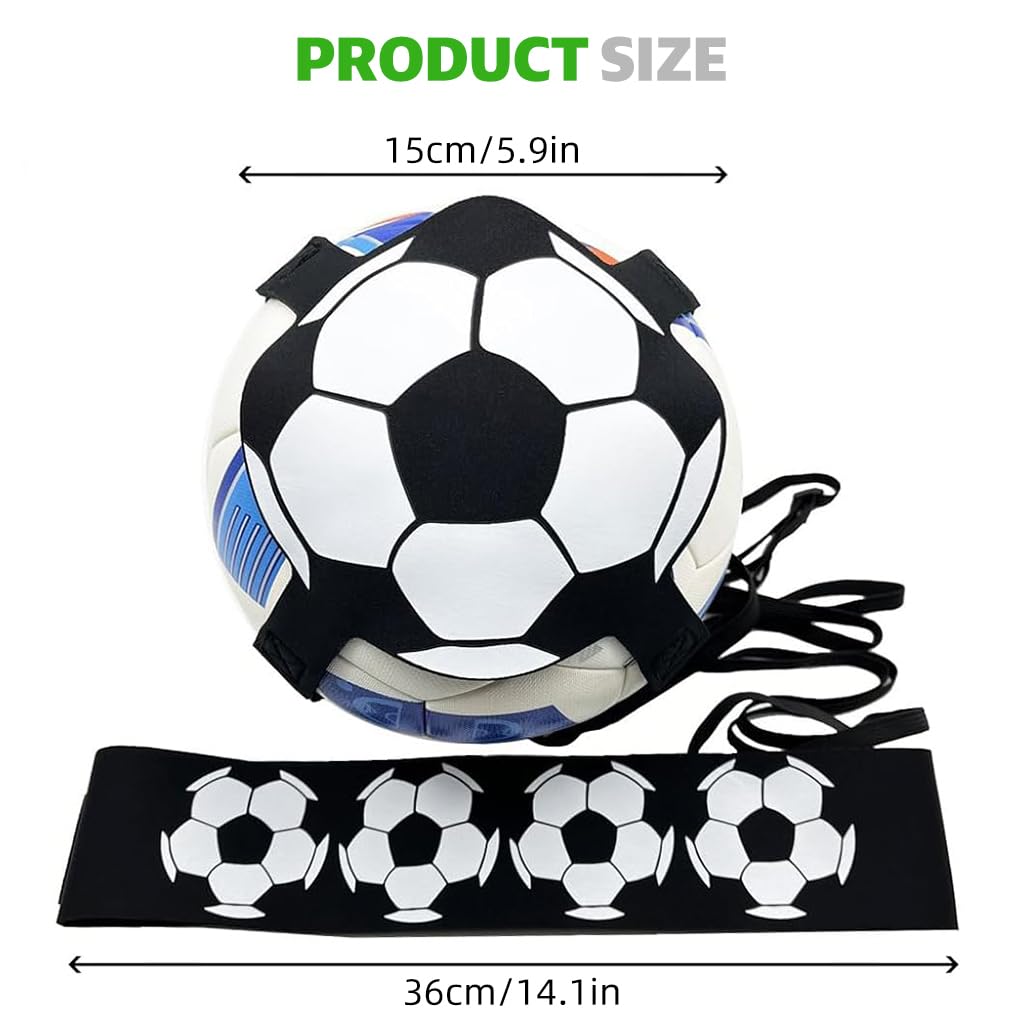 Proberos Soccer Dribbling Trainer Solo Training Football Training Waist Band for Dribbling Training Ball Control, Soccer Dribbling Trainer for Beginners, Teens