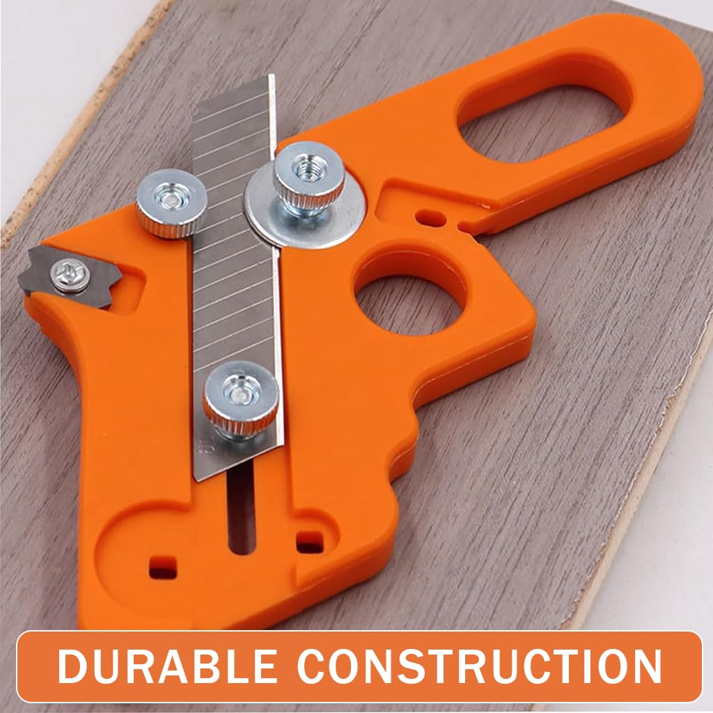 Serplex Edge Banding Trimmers with 10Pcs Blades Edge Cutter Tool Woodworking Hand Trimming Tool for Wood Edge Banding