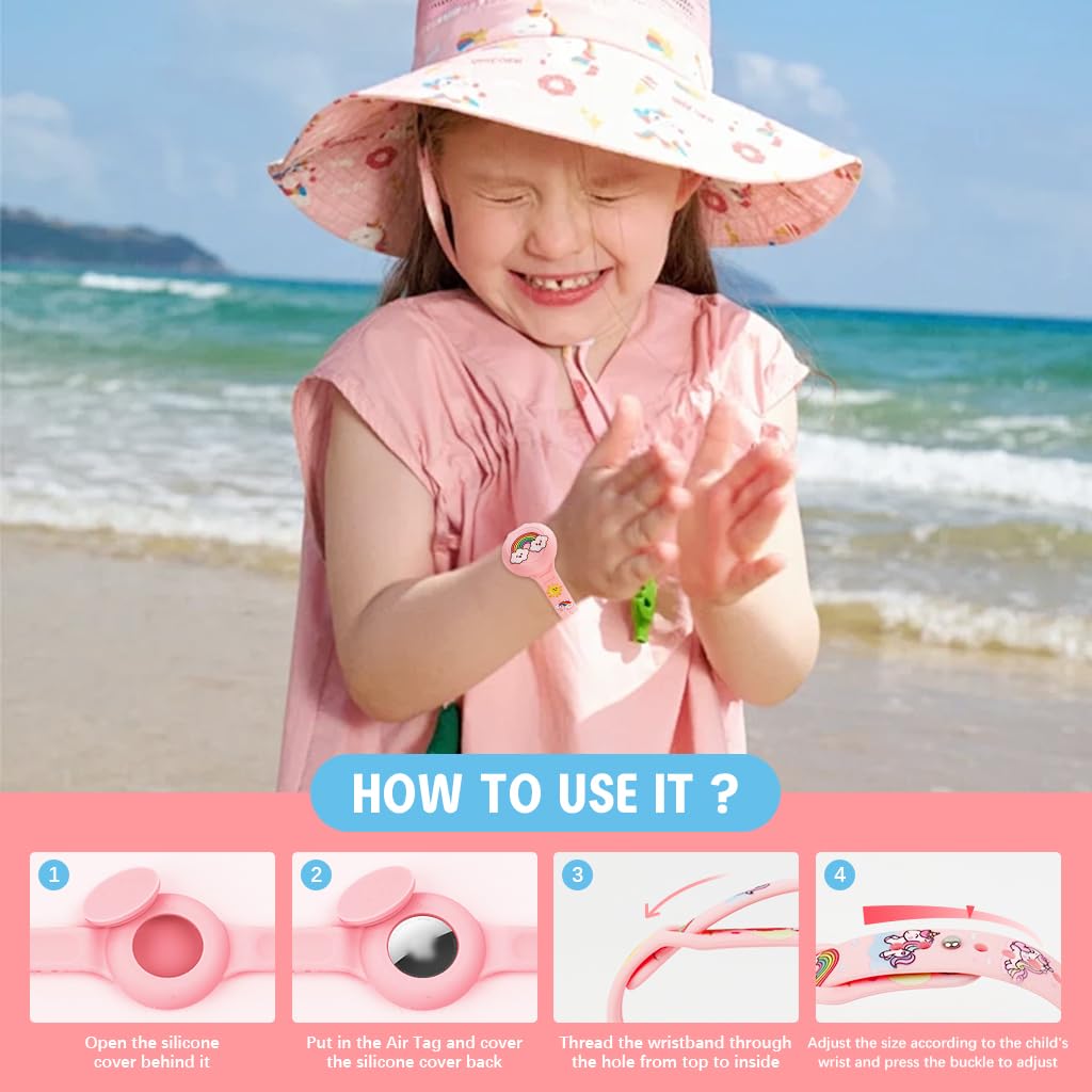 ZORBES AirTag Bracelet for Kids