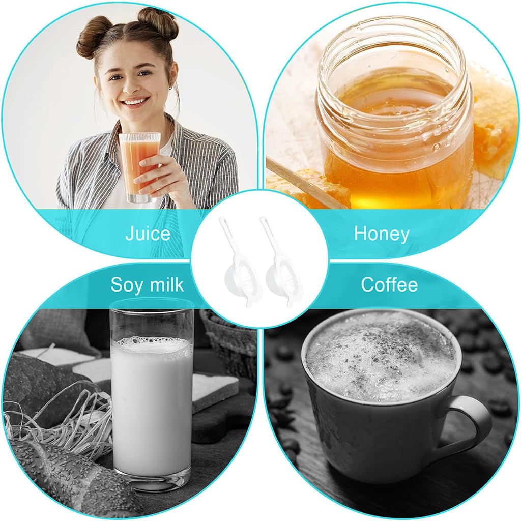 Supvox 2pcs Fine Mesh Strainer, 5.1 inches Nylon Mesh Strainer Plastic Mesh Filter Food Juice Strainer Plastic Mesh Colander with Handle Mesh Strainer for Straining Juices Soy Milk Yogurt