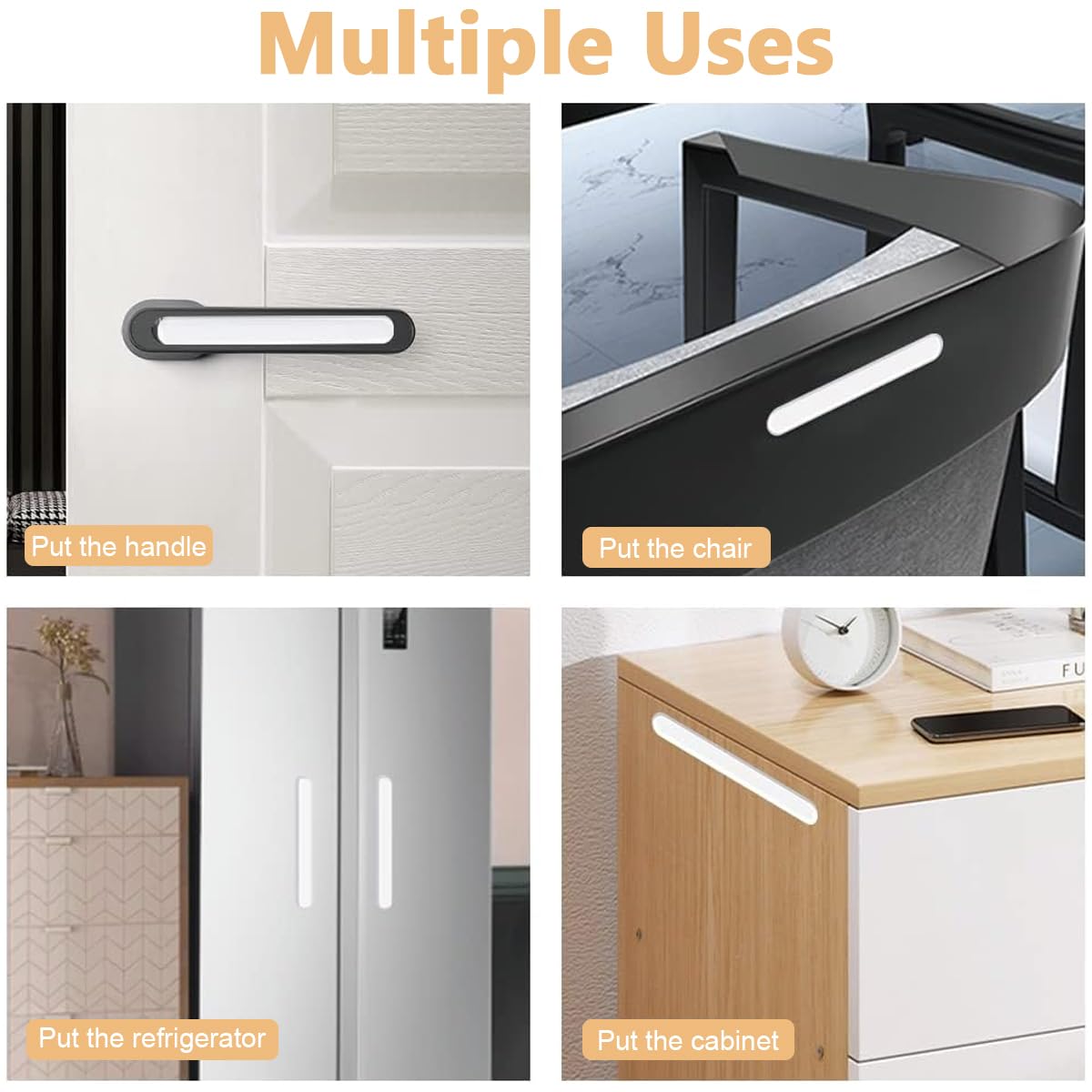 HASTHIP 20pcs Door Stopper Door Bumper 6cm Silicone Clear Bumpers Door Protector for Home, Table, Door Knob Self Adhesive Furniture Bumper