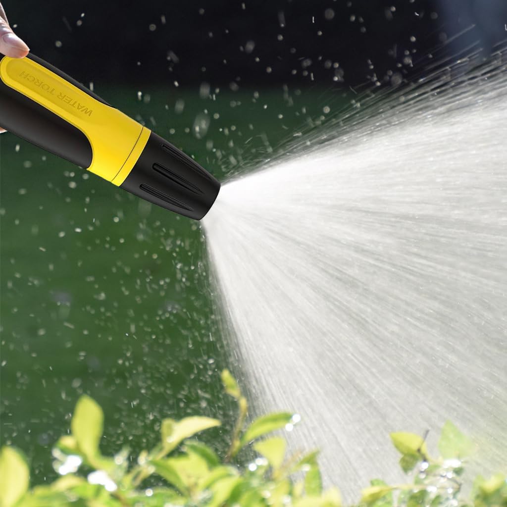 HASTHIP Advanced Garden Hose Nozzle Set With 3 Quick Connectors - Adjustable High-Pressure Sprayer, Leakproof Waterstop, Versatile 2-In-1 Tap Adapter For Efficient Watering, Car Wash & Irrigation