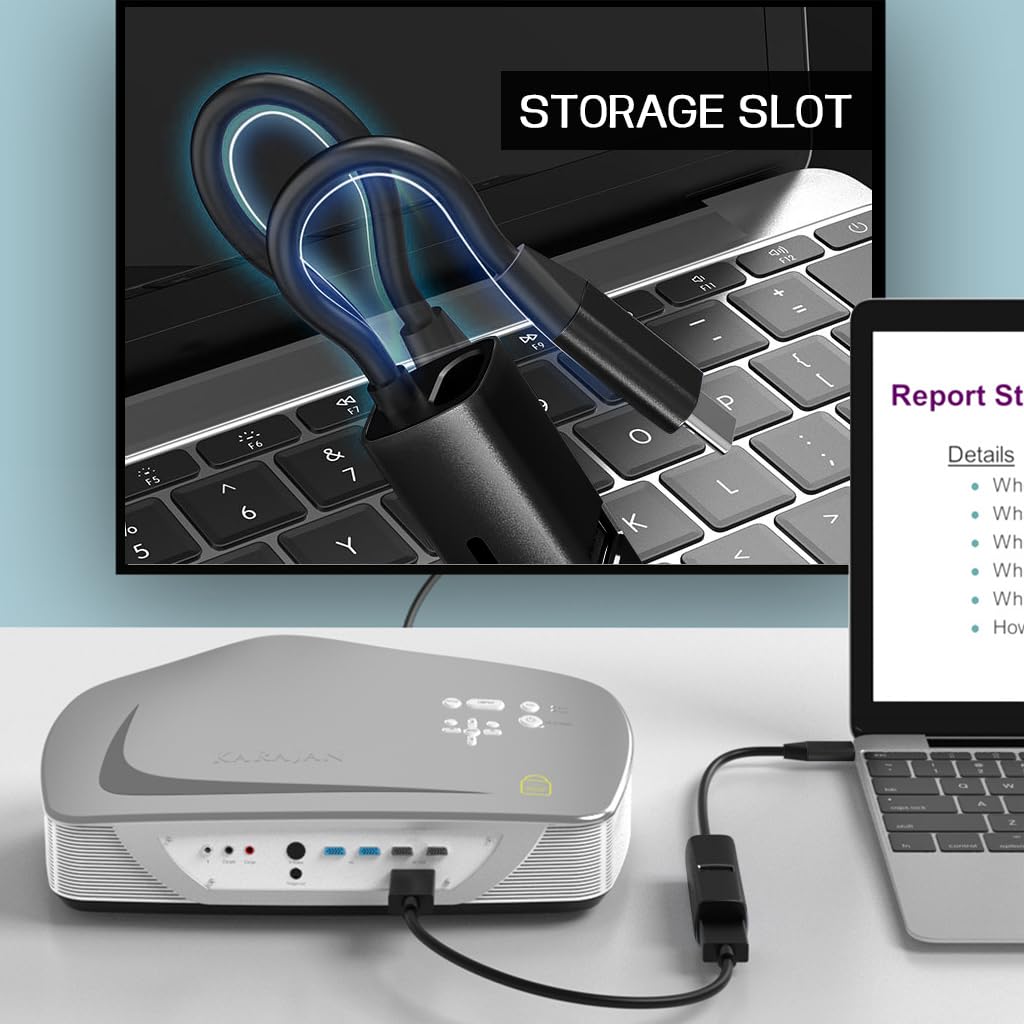 Verilux USB Hub 3-in-1 Type C to HDMI Docking Station with PD100W Charging and USB3.0 Data Transfer
