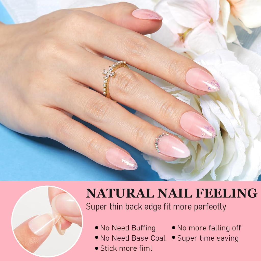 MAYCREATE 504Pcs Gel Nail Tips