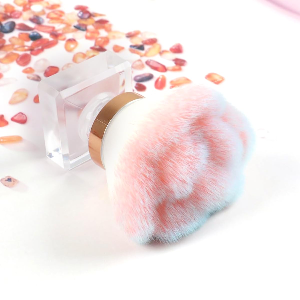 MAYCREATE Nail Art Dust Brush Nail Polishing Dust Bush Soft Nail Cleaning Brush Nail Brush Nail Art Manicure Tools Nail Dust Cleaner Manicure Brush Clean Up Tools