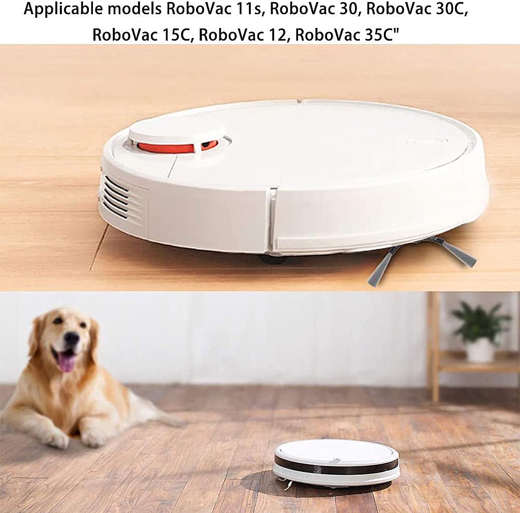 Verilux Replenishment Kit Replacement Parts Compatible with Ecovacs DEEBOT OZMO 920/ ECOVACS DEEBOT OZMO 950 Robotic Vacuum Cleaner Accessory Kit Pack of 1x Main Brush, 3X Filter, 4X Side Brushes.