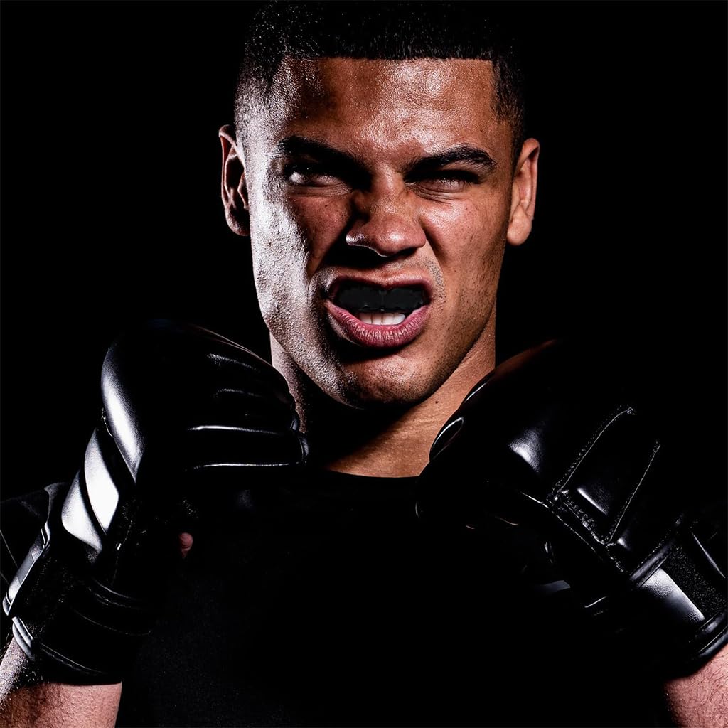 Proberos Sports Mouth Guard, Mouthguard Teeth Guard High-density Moulded Mouthguard, Professional Sports Mouthguards for Boxing, Football, MMA, and More. Teeth Protect Sports Accessories (Black)