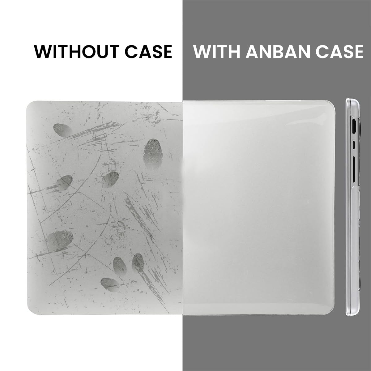 ZORBES Laptop Case Laptop Cover 14-inch Compatible with MacBook Pro M3 A2918 A2992 M2 M1 A2779 A2442 Touch ID, 2021-2023 Released, with Keyboard Dustproof Skin Cover & Screen Portector