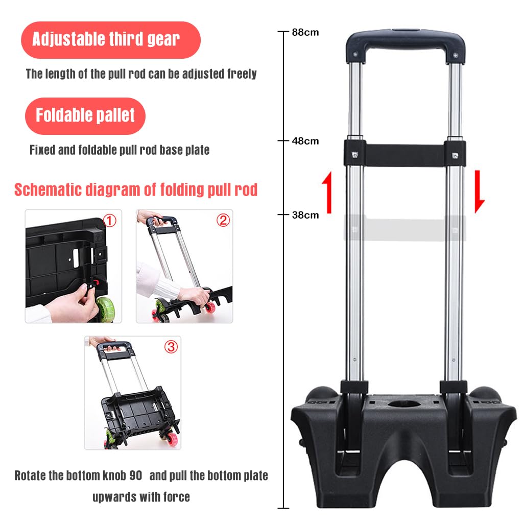 PALAY School Bags for Girls Boys Trolley Bag Primary School Backpack with 6 Wheel, Detachable Wheel Stand with Puller School Bag for 1-5 Grade Students