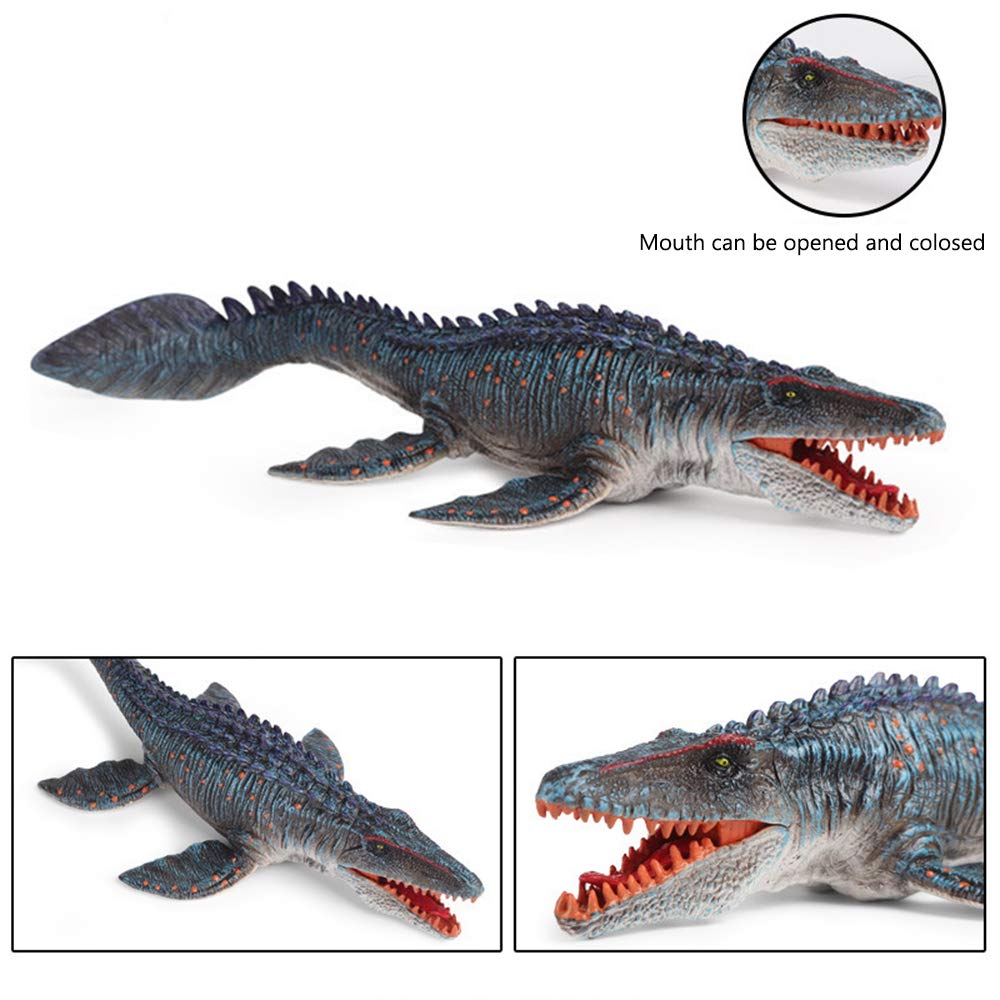 PATPAT Dinosaur Toys for Kids Mosasaurus Toy, Realistic Ancient Deep Sea Monster Toy Educational Prehistoric Swimming Ocean Dinosaur Toy for Model Collection, Cake Topper, Birthday Christmas Gift