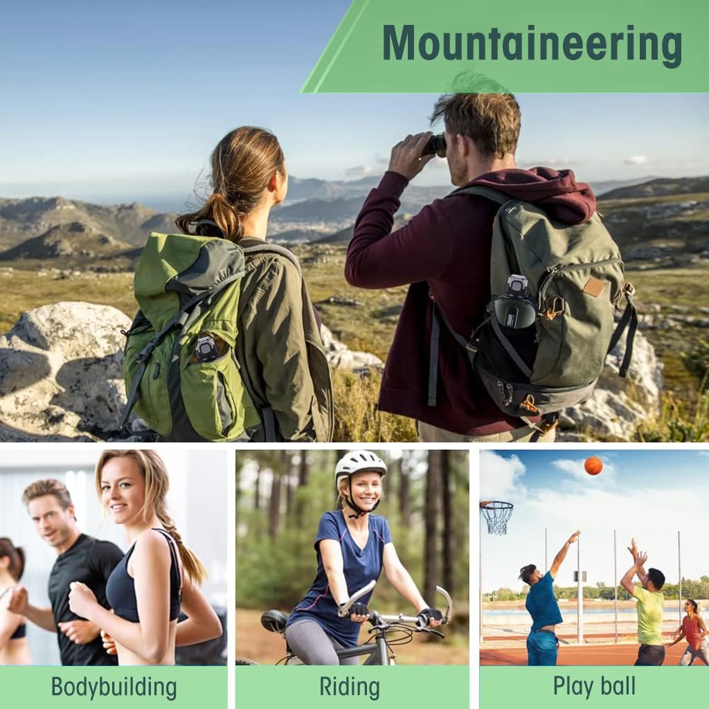 Optifit Water Bottle with Shoulder Strap, Hot & Cold Water Bottle with One Touch Button Lid, BPA Free Water Bottle for Sports, Gym, Outdoor, Travel (Black)