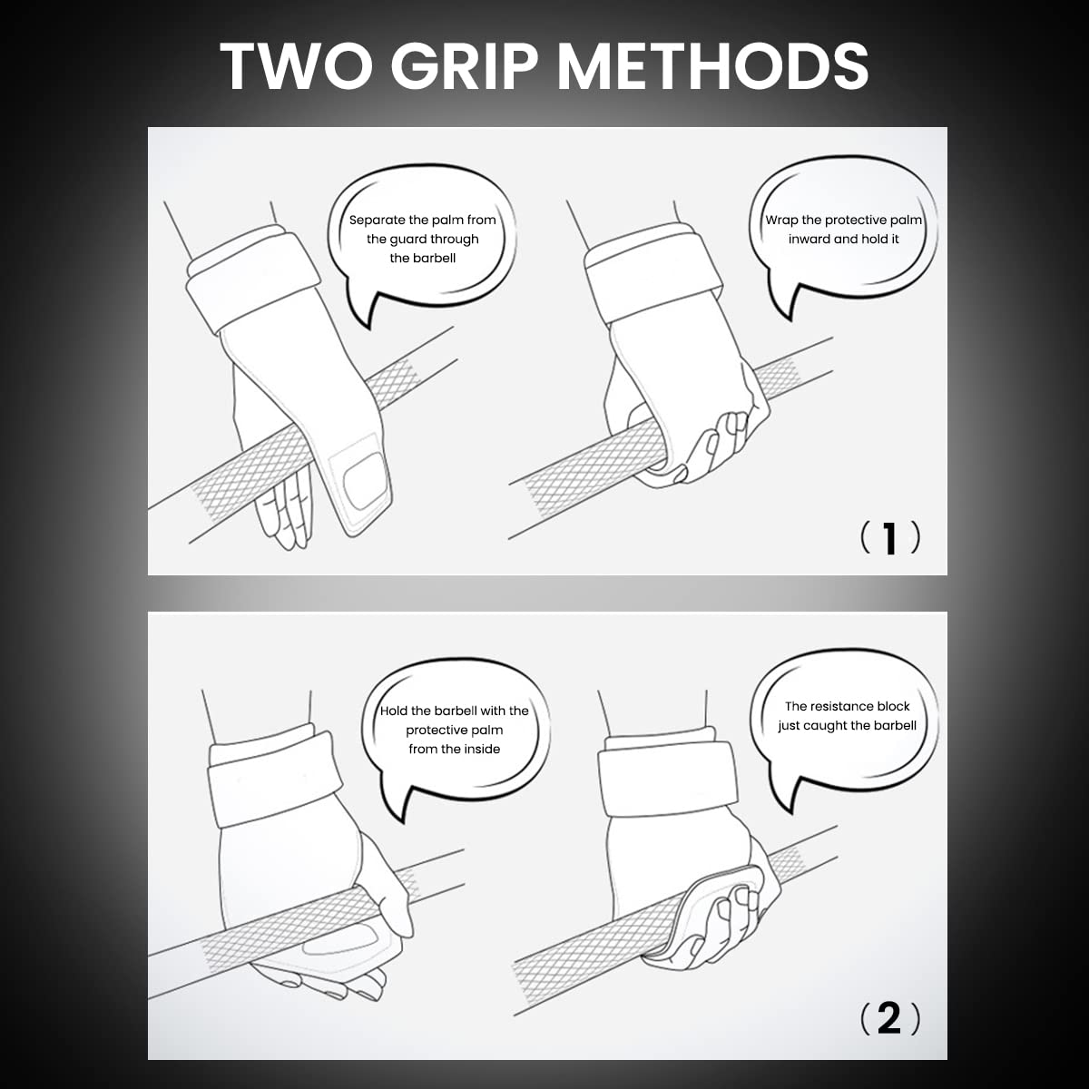 Optifit Wrist Band for Men Women Gym, Thicken Padded Wrist Supporter for Workout Weight Lifting Deadlifting Grip, Anti Slip Microfiber Wrist Wrap for Gym Workout, Bodybuilding, Strength Training