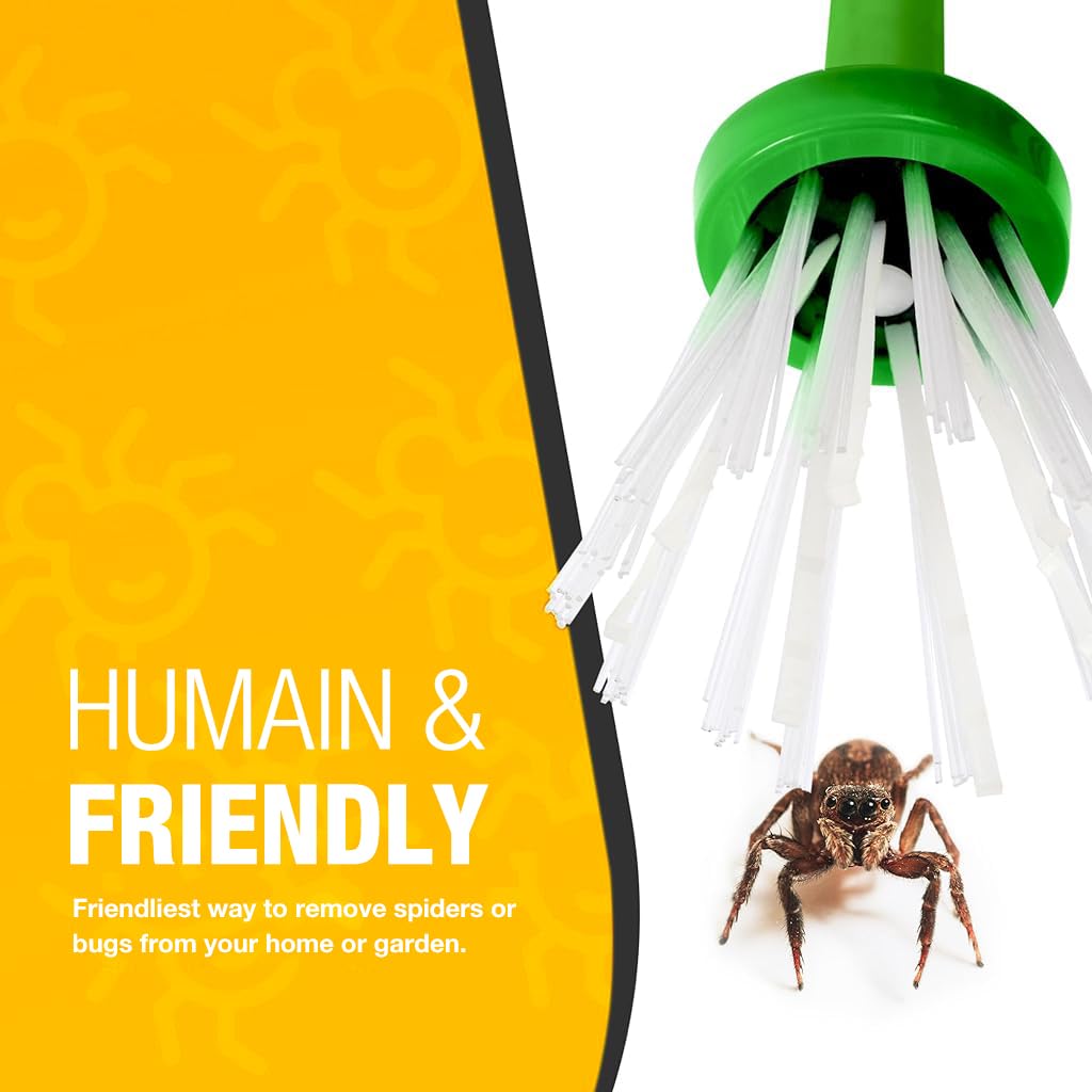 HASTHIP Bug Trap Catcher Long Handle Easy Bugs Catcher Insects Catcher Tool for Spider, Cockroach, Mantis