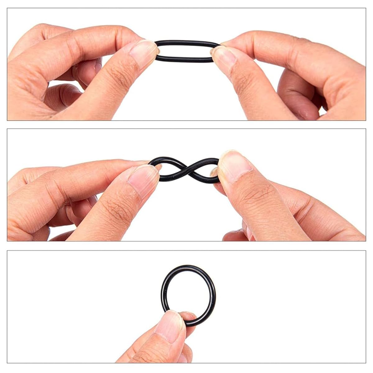 Serplex 382Pcs Rubber O Rings with Storage Case Assorted 15Pcs Sizes Metric Rubber Rings Replacement O Rings for Automotive Plumbing Faucet Repair