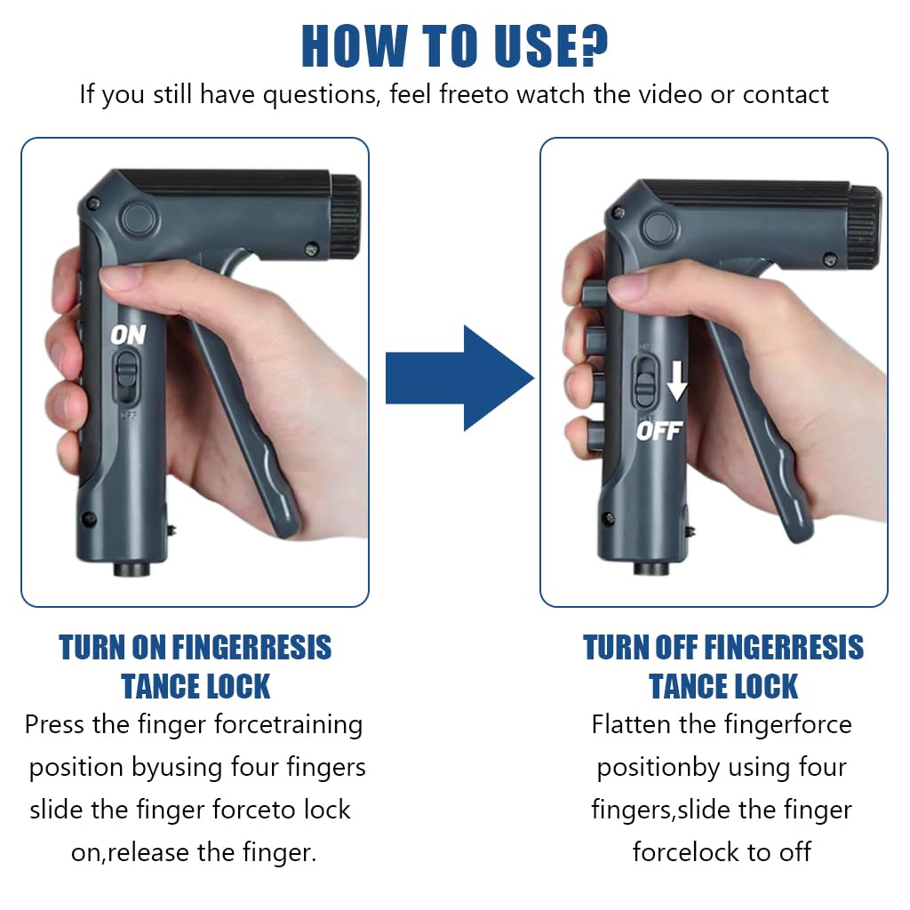 Optifit Grip Strengthener with Digital Counter 11lbs -132lbs Adjustable Resistance 2 In 1 Forearm Strengthener Finger Strengthener Multifunctional Hand Strength Trainer Improve Hand Finger Dexterity