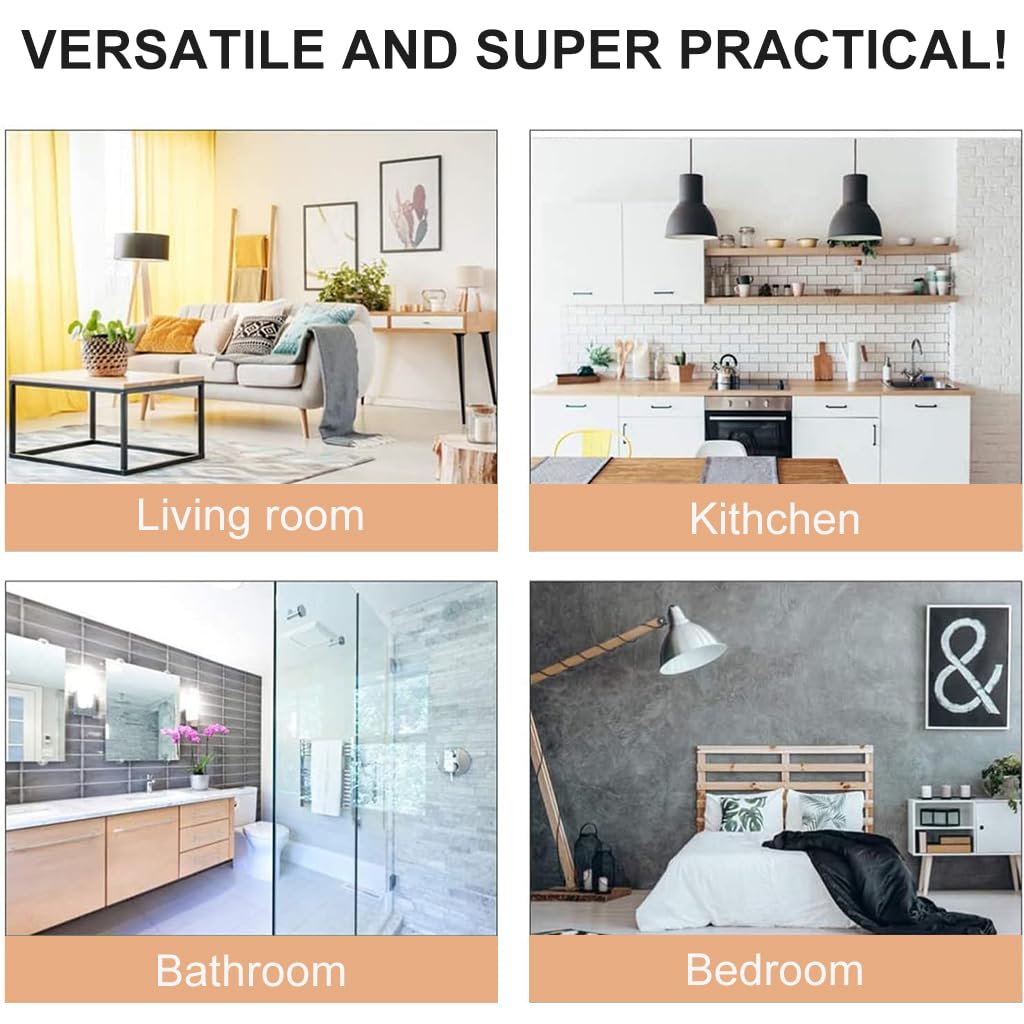 HASTHIP Peel Stick 3D Foam Molding Trim Self Adhesive, Crown Wallpaper Border Flexible, DIY Wall Edging for Home & Hotel, Flexible Wall Base Moulding Trim Mirror Border Wall Lines, 2.3 M x 7.8 CM