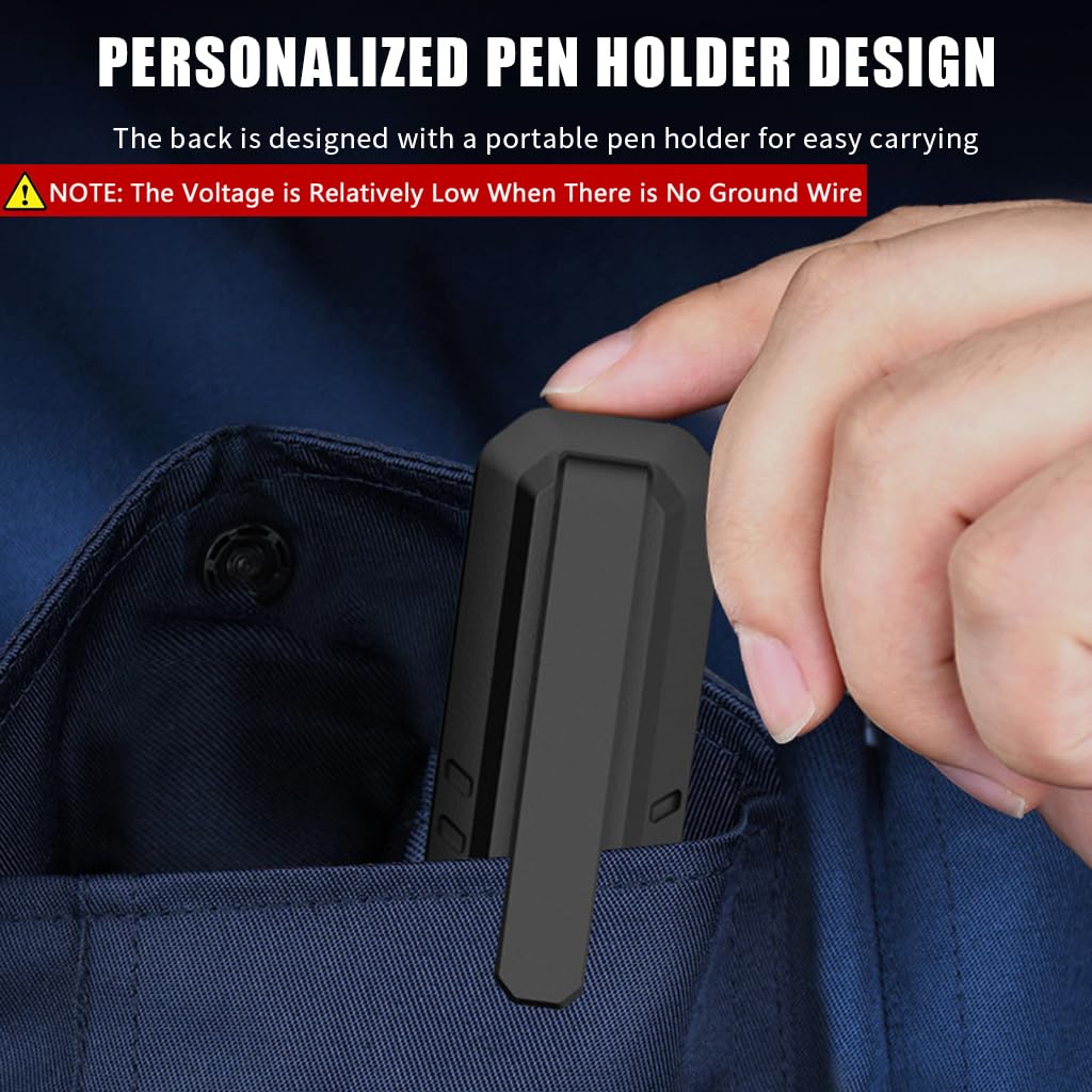 Serplex Voltage Tester Non-Contact Voltage Test Pen Voltage Tester Pen for AC 12V-300V, Live/Neutral Wire Tester, with LCD Display, Light & Sound Alarm, Auto Off, Battery Operated (NOT Included)