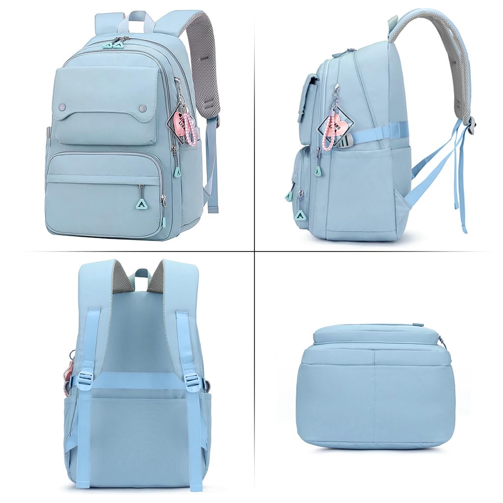 PALAY School Backpack Fashion Student School Backpack Large Travel Backpack Laptop Backpack Multi-pouches Girls School Backpack