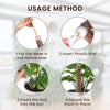 HASTHIP 2pcs 25cm Moss Stick for Plants with 5 Lables and 1 Roll Velcro, Plastic Plant Stakes and Supports for Money Plant, Climbing Indoor Plants HASTHIP 2pcs 25cm Moss Stick for Plants with 5 Lables and 1 Roll Velcro, Plastic Plant Stakes and Supports for Money Plant, Climbing Indoor Plants