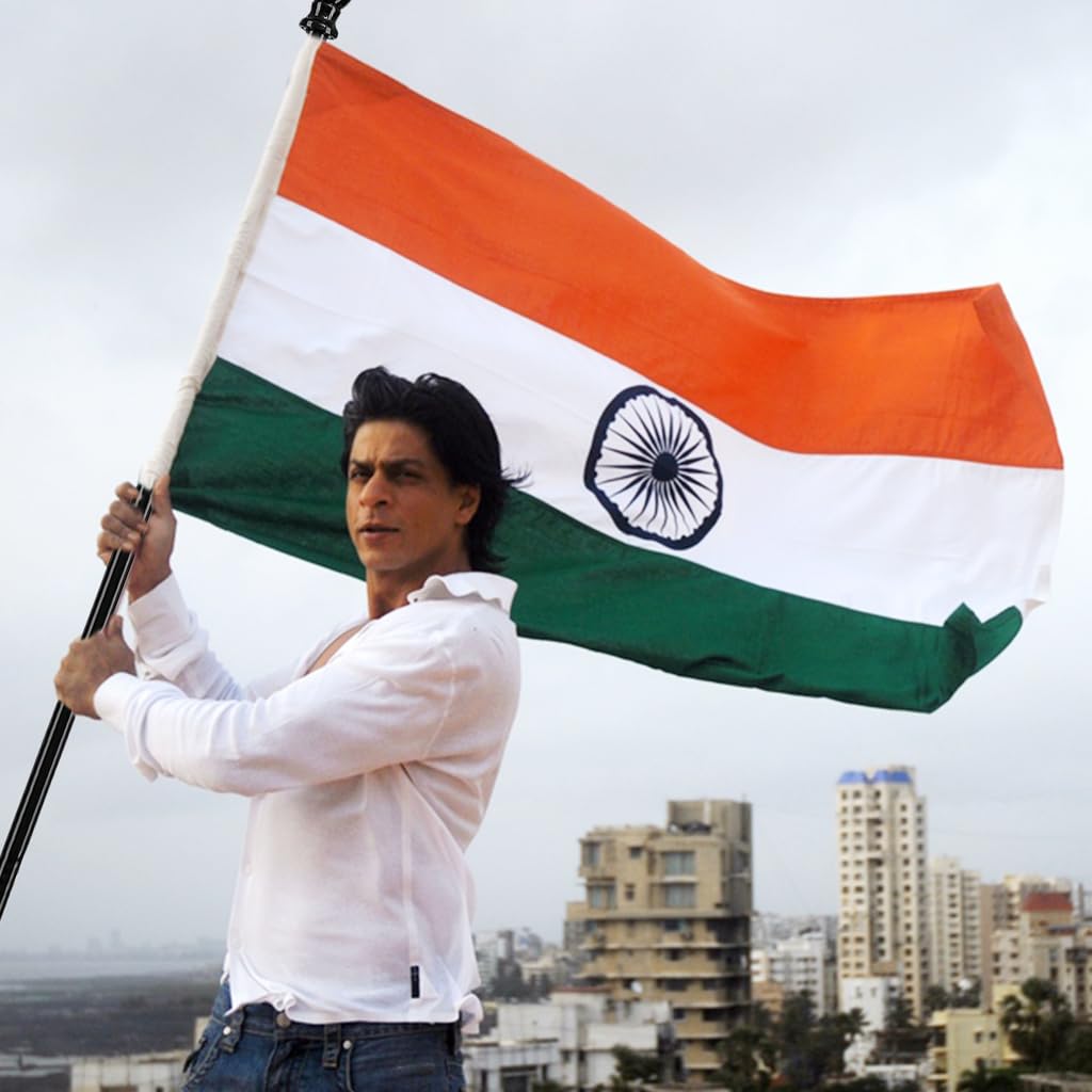 HASTHIP 150CM Telescoping Metal Flag Pole - Truck Flag Pole Mount Kit - Stainless Steel Hitch Flag Pole Holder - 360° Tangle-Free & Rustproof - Universal Flag Pole for Indian Independence Day