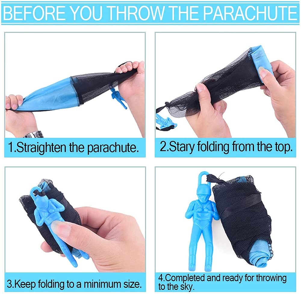 PATPAT Children's Thumb Ejection Flying Kite, Safe Slingshot Kite, Stringless Beach Kite Easy to Fly Free Toy for Kids, Toy for Kids 3-10 Years Old,Funny Outdoor Sports Toys -Blue (Multicolor)